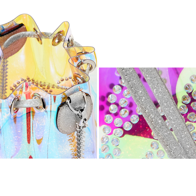 クリスチャンルブタン 巾着ショルダーバッグ オーロラ Christian Louboutin