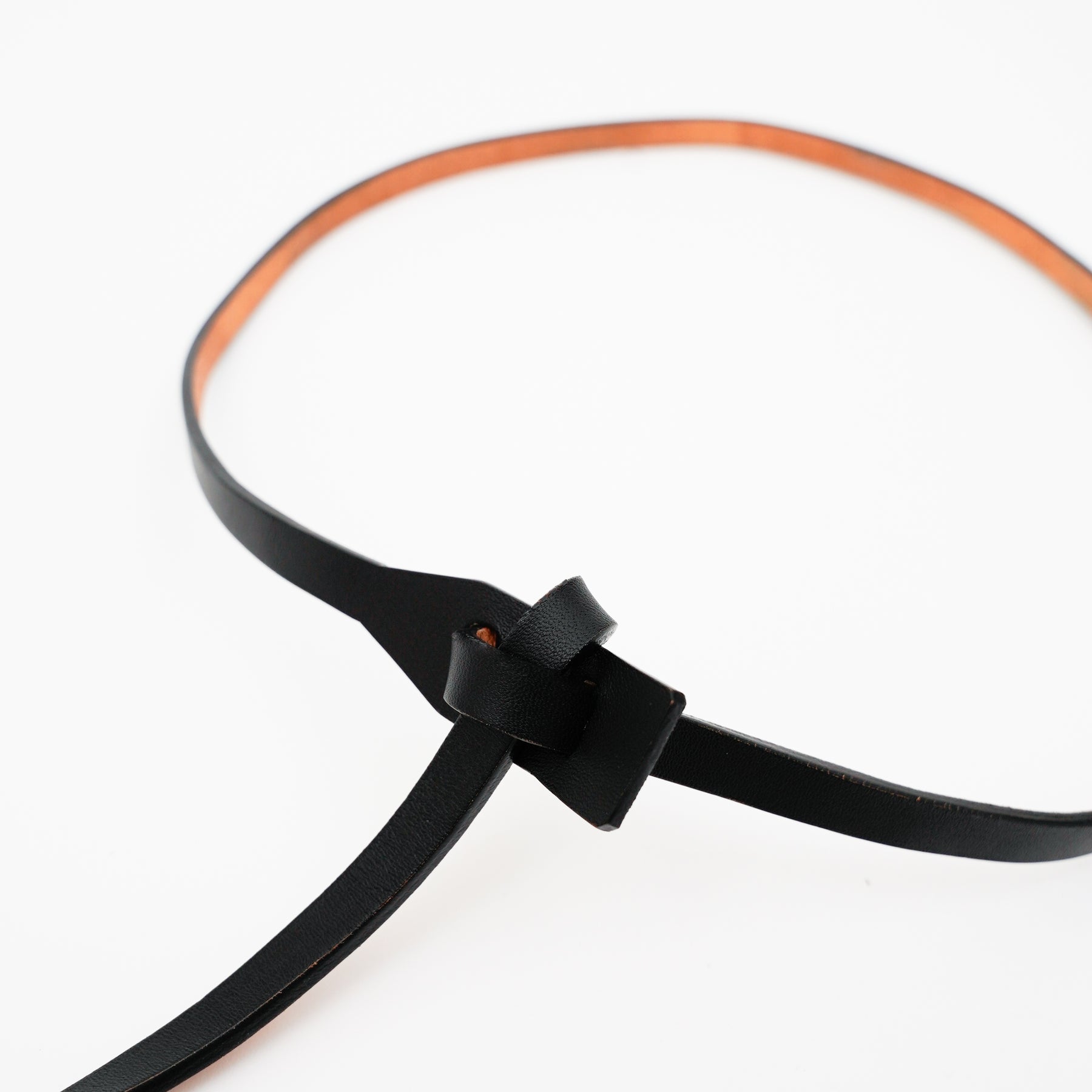 HERRIE KNOT BELT / THUG - ITTI | Leather Narrow Leather goods Size