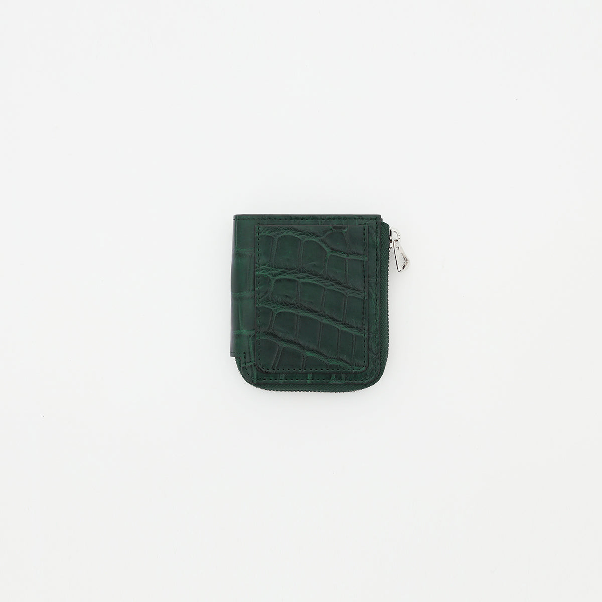 黒桟革 漆レザー 本革ミニ財布｜CRISTY VERY COMPACT WLT .5 / KUROZAN