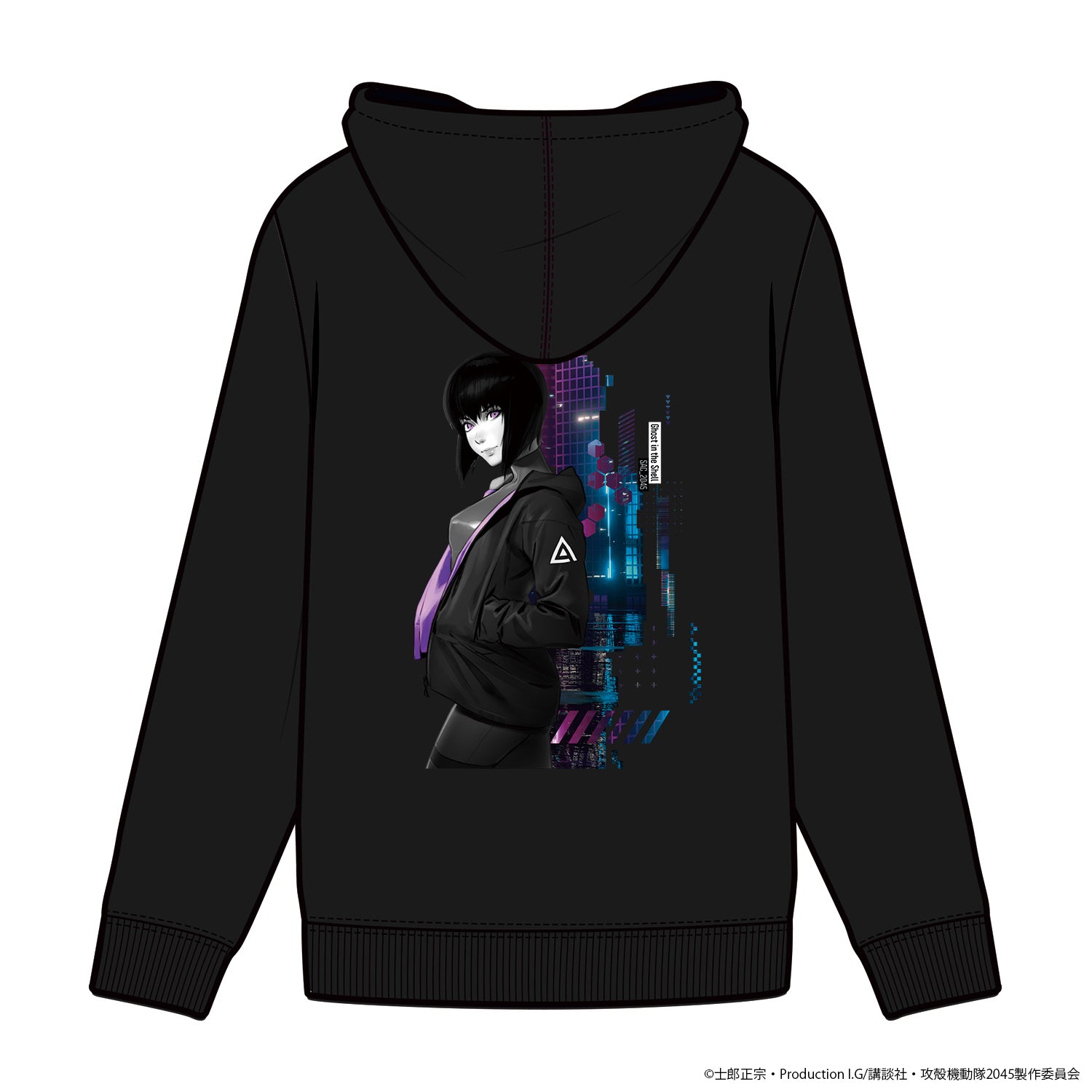 攻殻機動隊 SAC_2045』 パーカー ブラック - Tokyo Otaku Mode