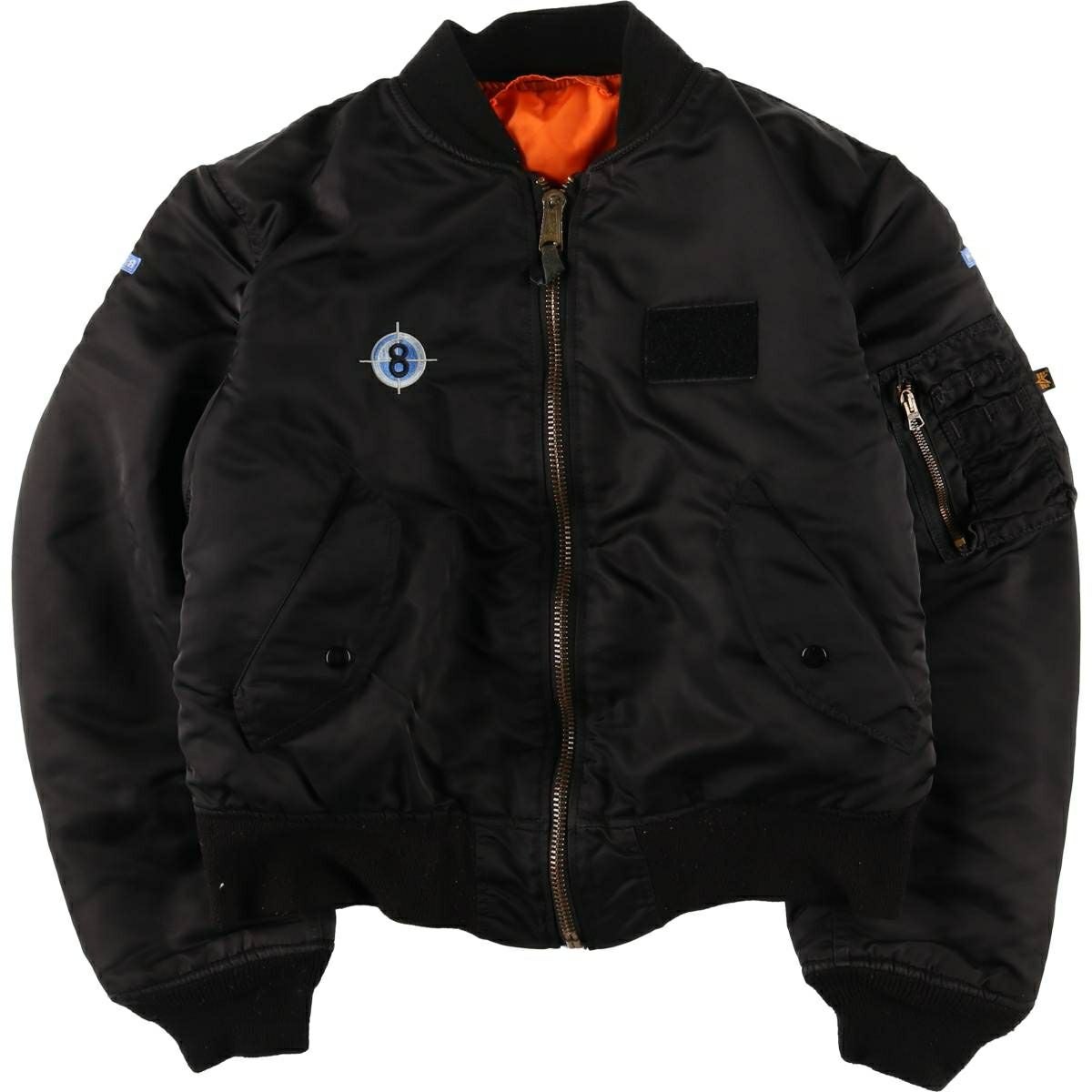 古着 90年代 民間品 アルファ ALPHA MA-1タイプ 中綿入り ミリタリー