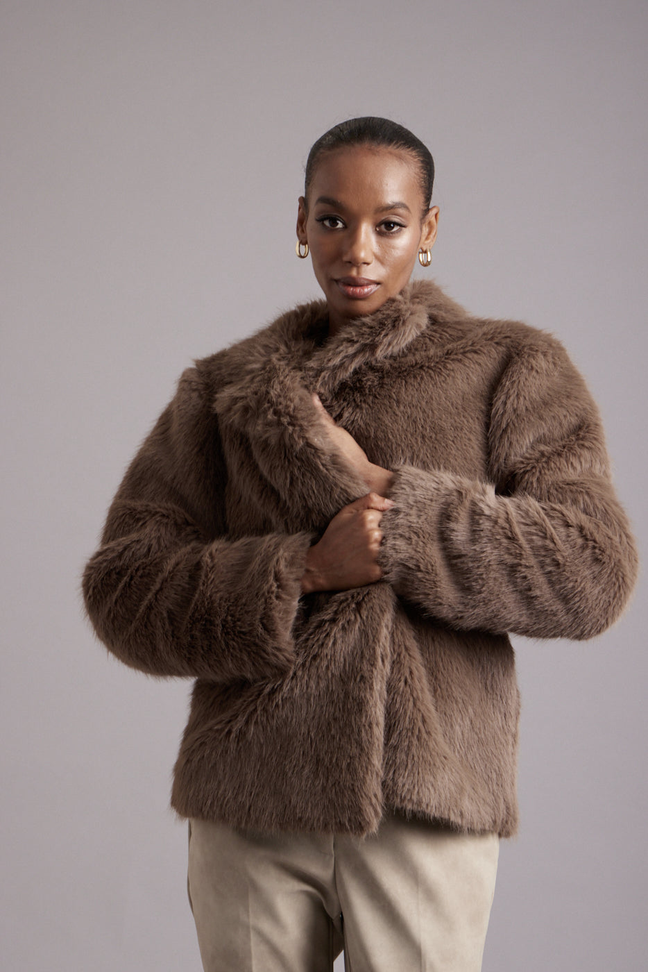 Ariana Faux Fur Jacket | Janet Howard New York – Janet Howard NYC