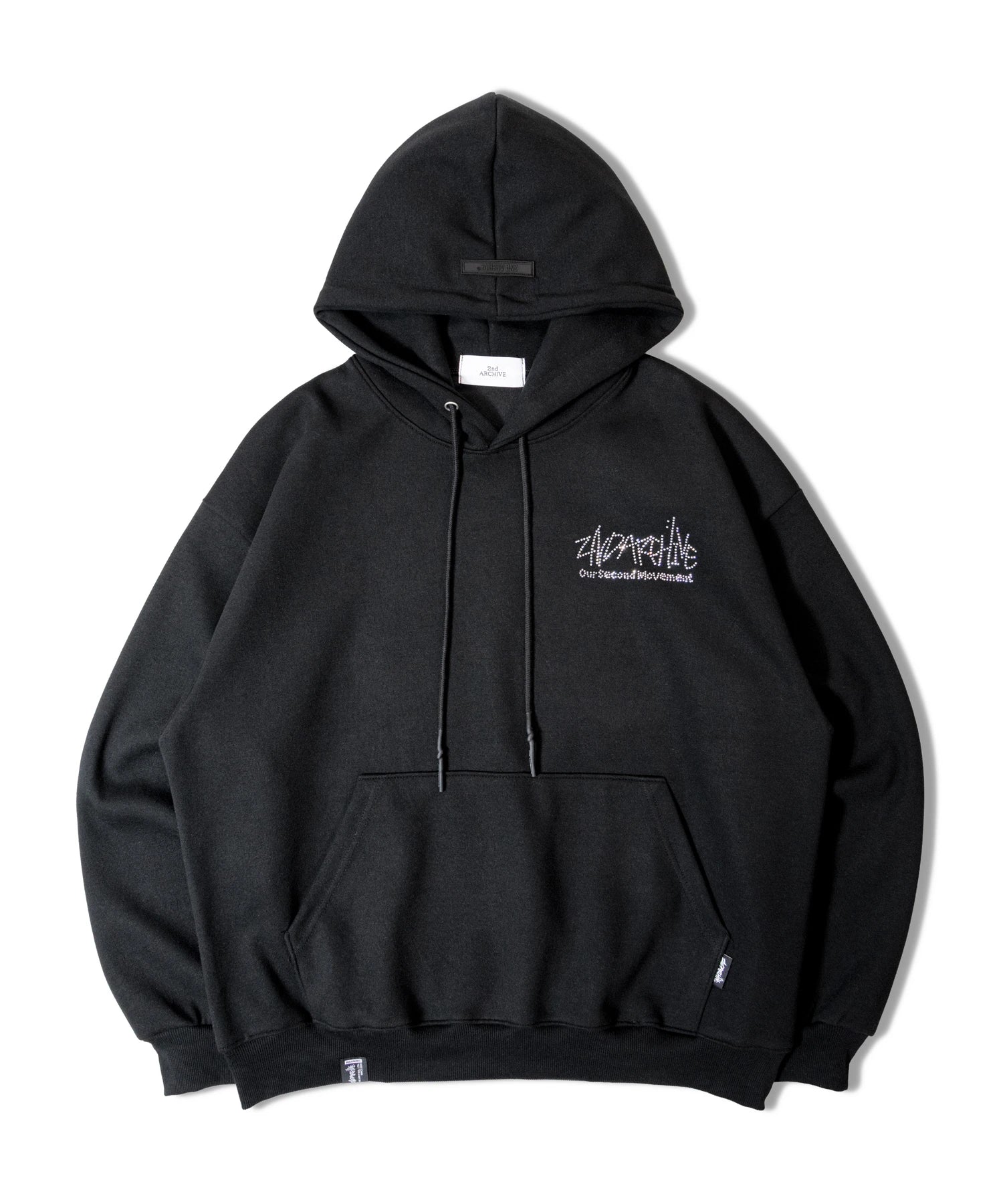 2ND ARCHIVE-ラインストーン プルパーカー – JACKROSE