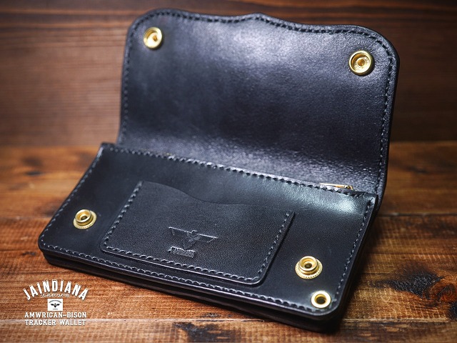 TRWC-AB 堅牢なアメリカバイソンのトラッカーウォレット