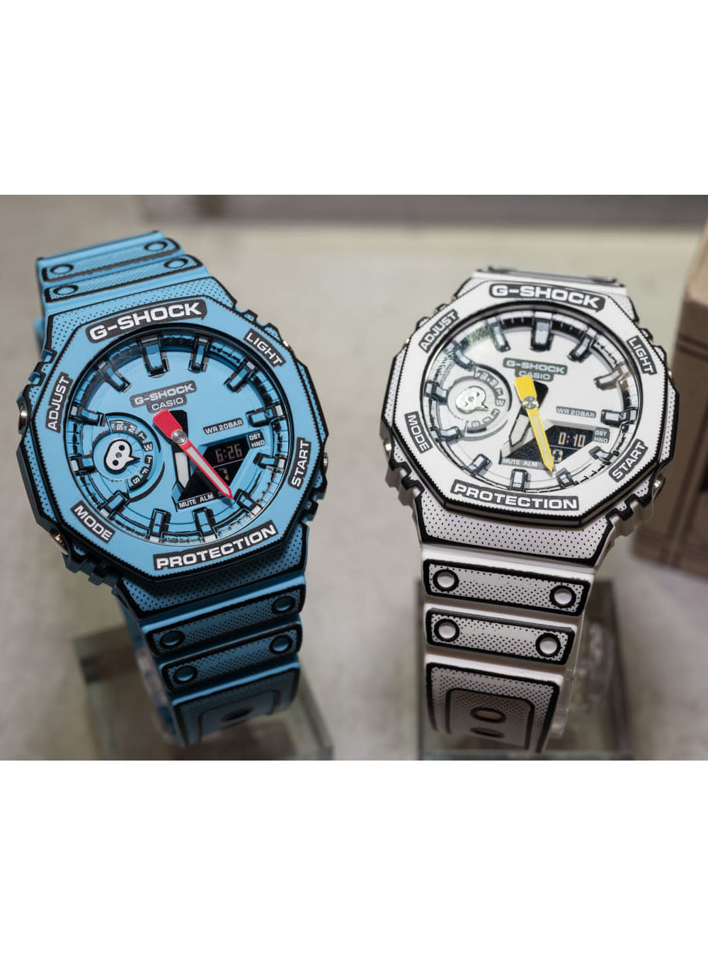 CASIO WATCH G-SHOCK MANGA THEME ANALOG-DIGITAL 2100 SERIES GA