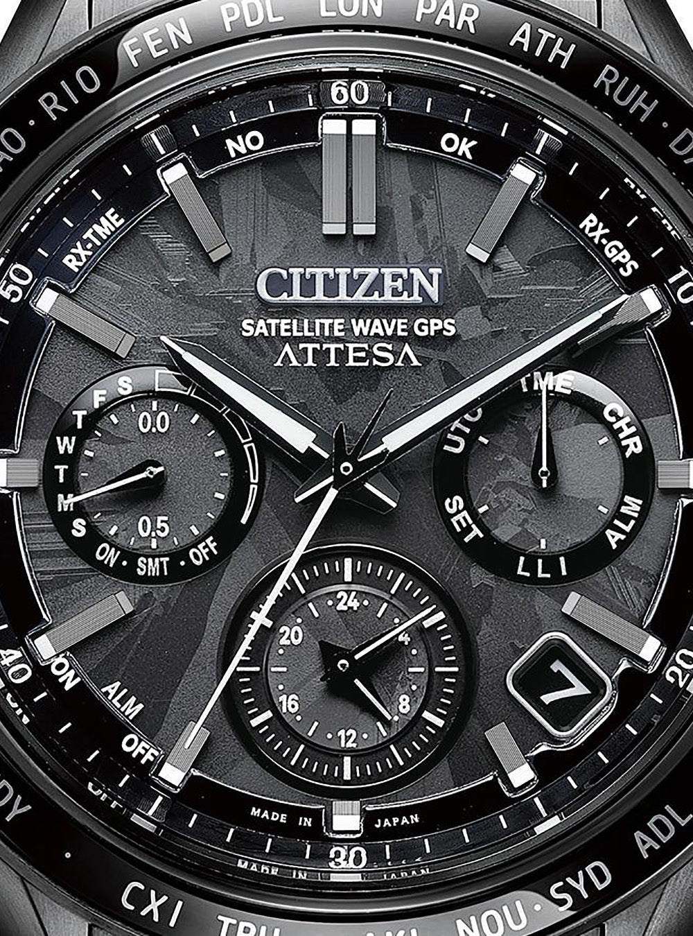 CITIZEN ATTESA ACT LINE HAKUTO-R SUPER TITANIUM GPS CC4067-66E