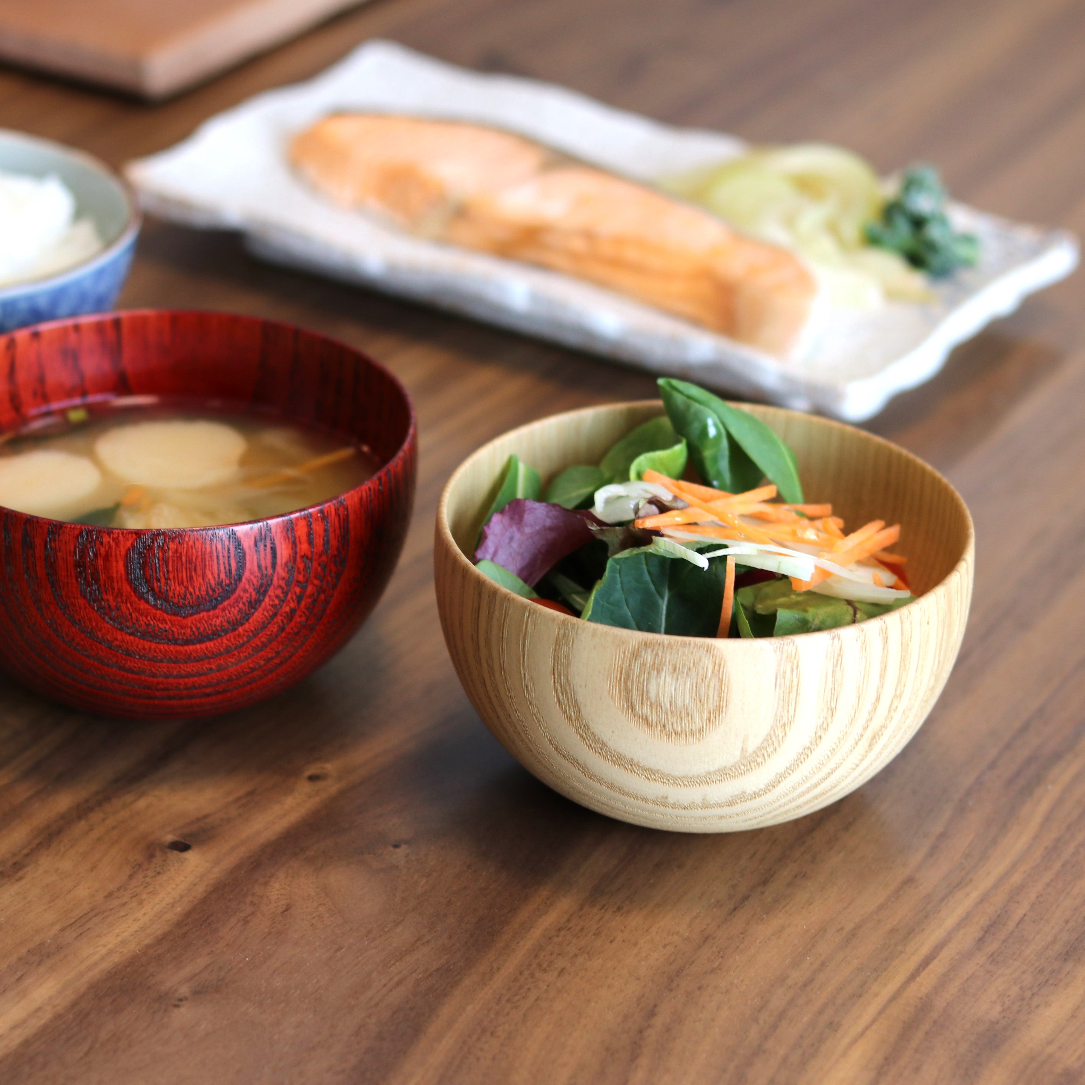 山中漆器 お椀 | しらさぎボウル ナチュラル | 栗 | 白鷺木工