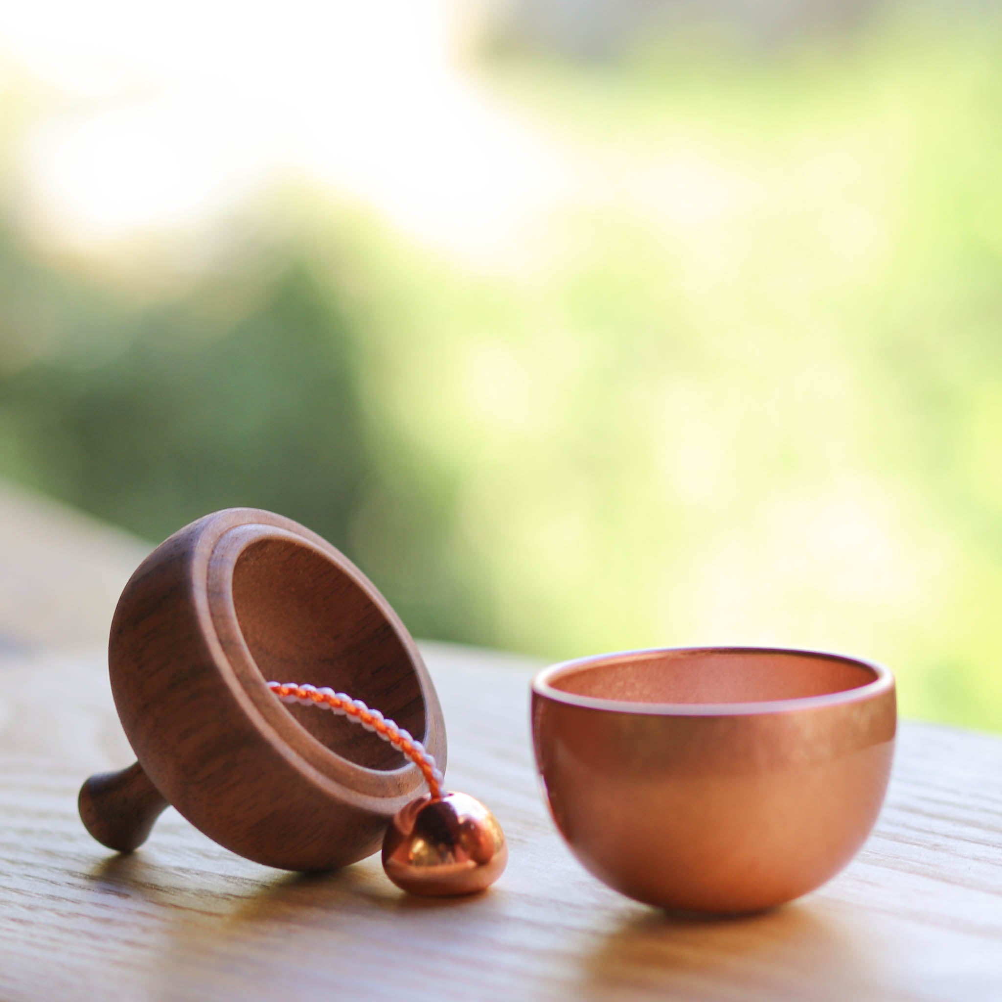 高岡銅器 おりん | まどか どんぐりん | Pink gold | 空穏 KUON