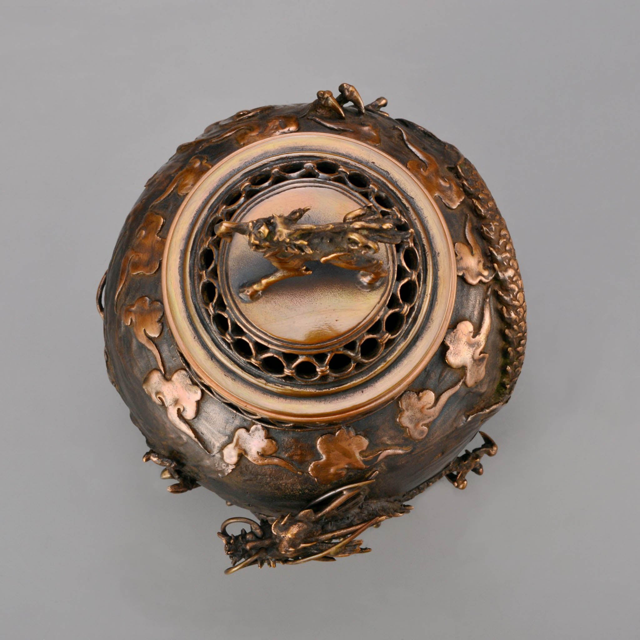 高岡銅器 香炉 | 雲龍 | 銅 | 喜泉堂