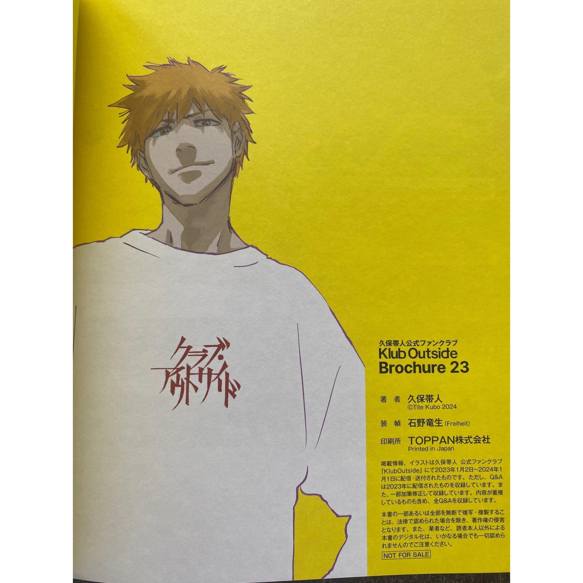 Artbook Klub Outside Bleach 2023 – Illustrations Tite Kubo