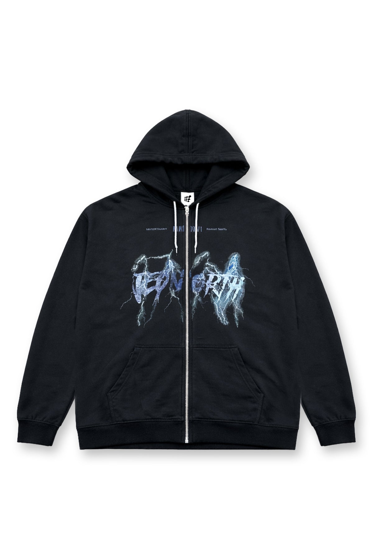 Limited Edition Zip-Up Hoodie - Lightning Black – Jed North