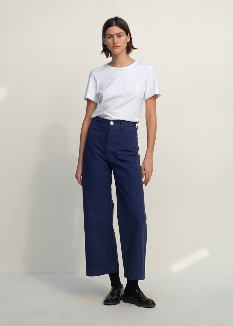 Sailor Pants in Bill Cunningham Blue Organic Canvas – Jesse Kamm