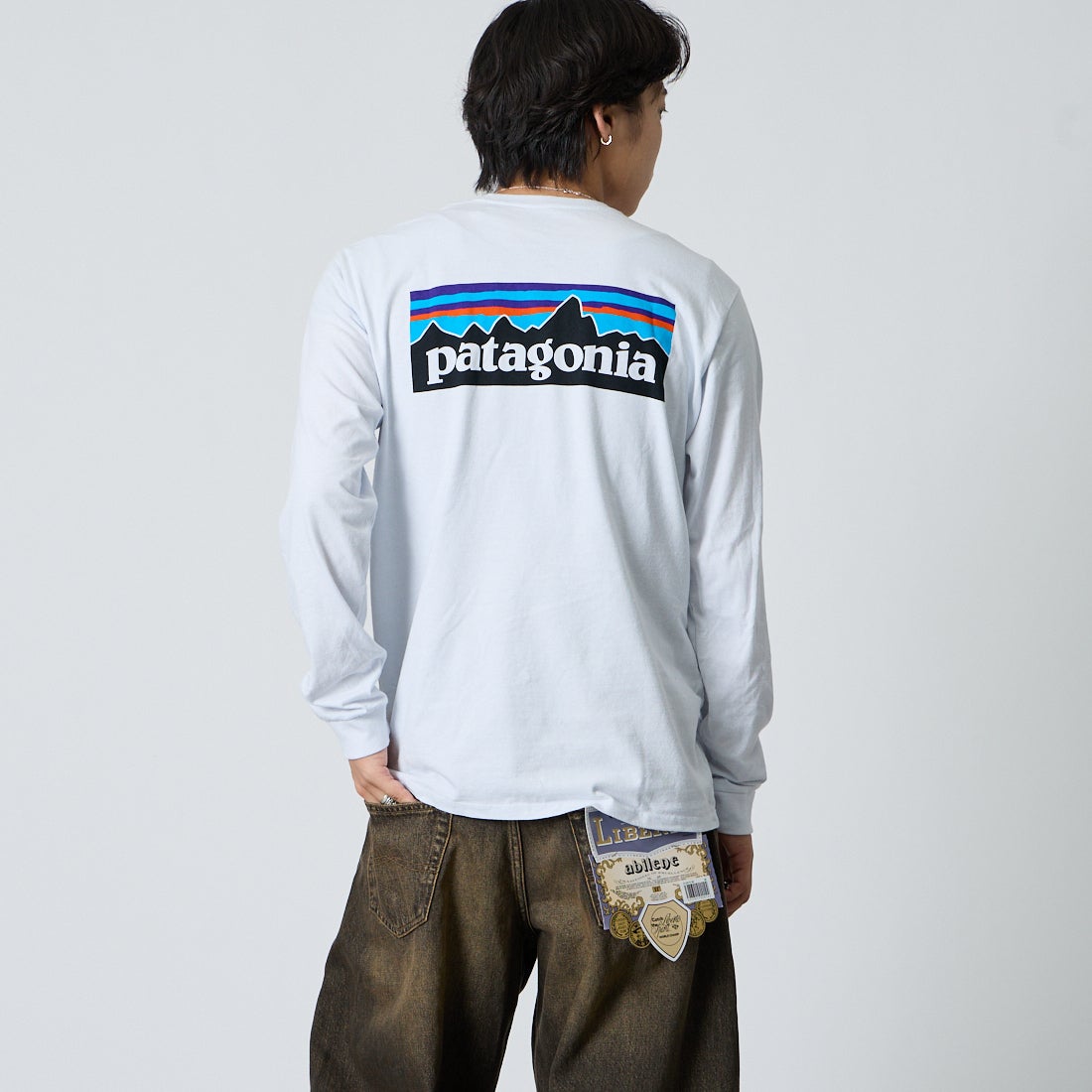 patagonia [パタゴニア] メンズ ロングスリーブ P-6ロゴ レスポンシビ