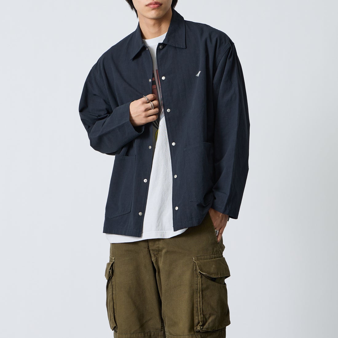 DANTON [ダントン] コットンリネンカバーオールシャツ [DT-B0240WCL