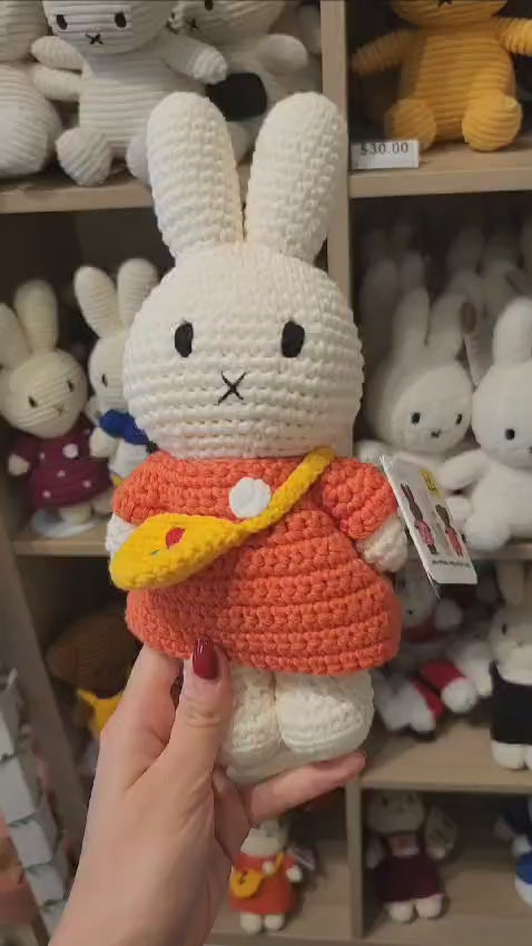 Miffy and her tulip bag (Orange Dress With Tulip Bag) by Just