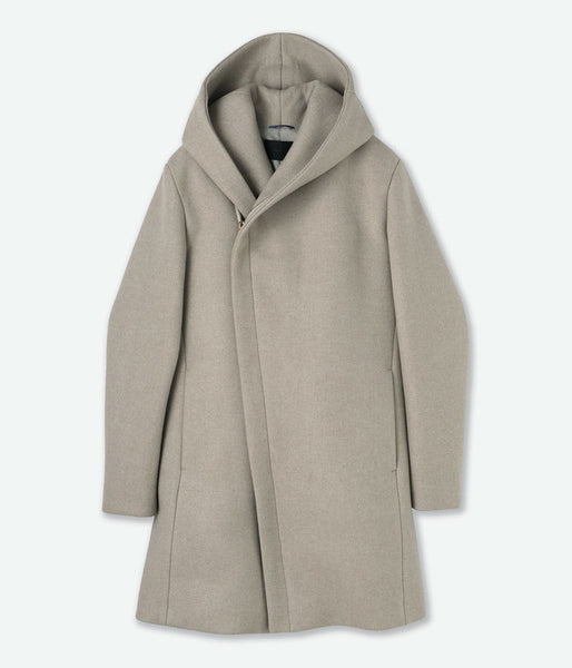 ポリゴンきつね】junhashimoto ラップコート キャメル2 ポリゴンきつね