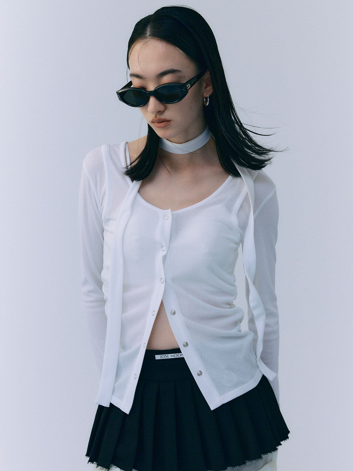 SCARF CHOKER TOPS – JOSEMOON