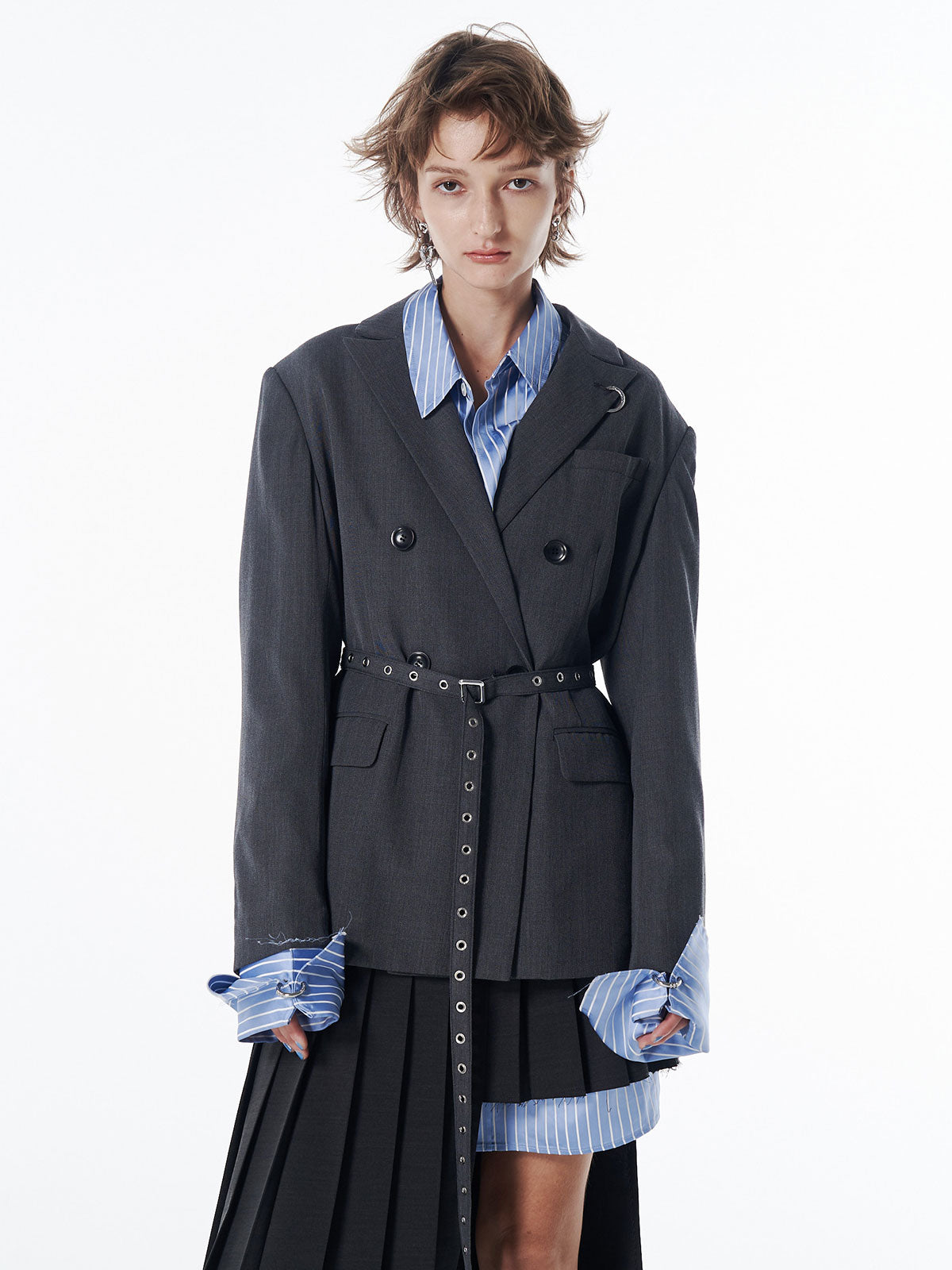 BELTED TAILORED JACKET – JOSEMOON