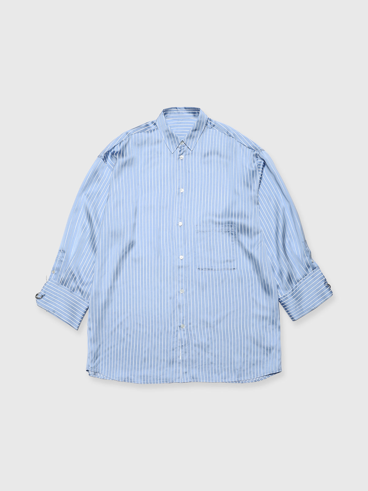JOSEMOON SATIN STRIPE SHIRT