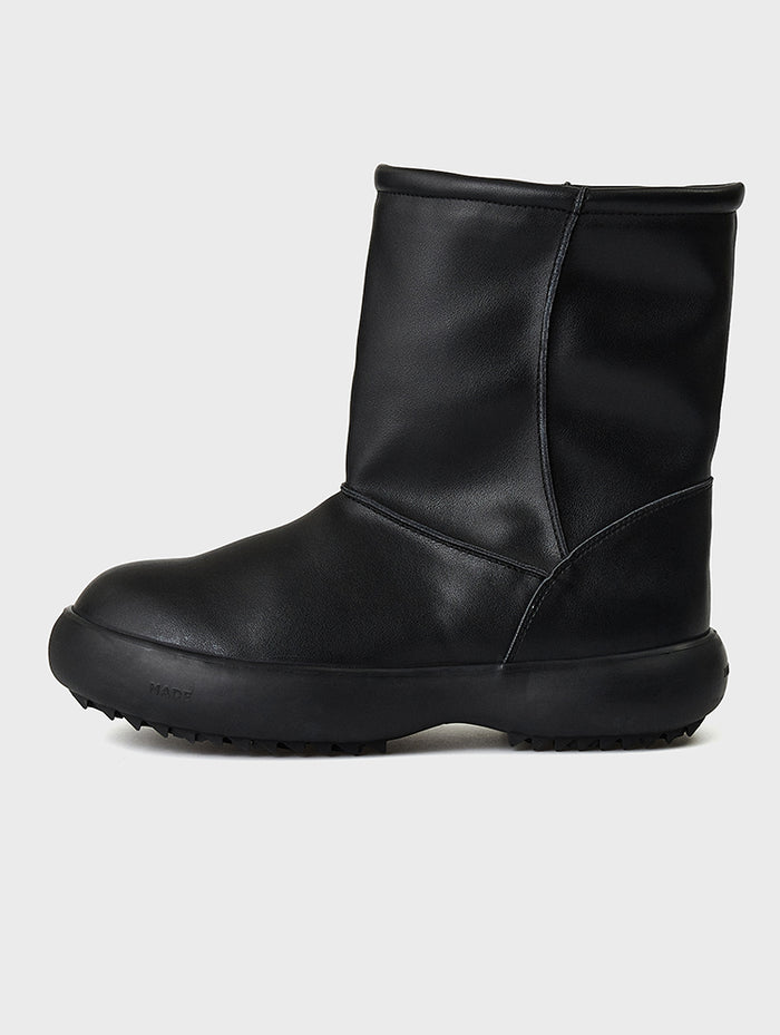 Square Toe Black Chelsea Zipper Boots | MARO | JOSEPHT.CA
