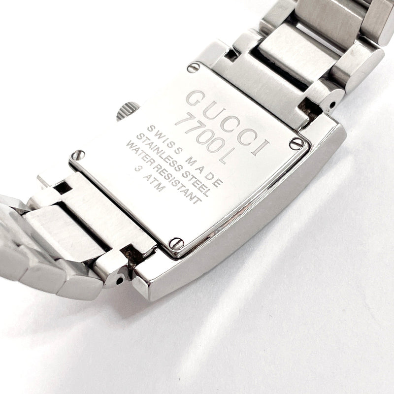 GUCCI Watches 7700L Stainless Steel/Stainless Steel Silver Women
