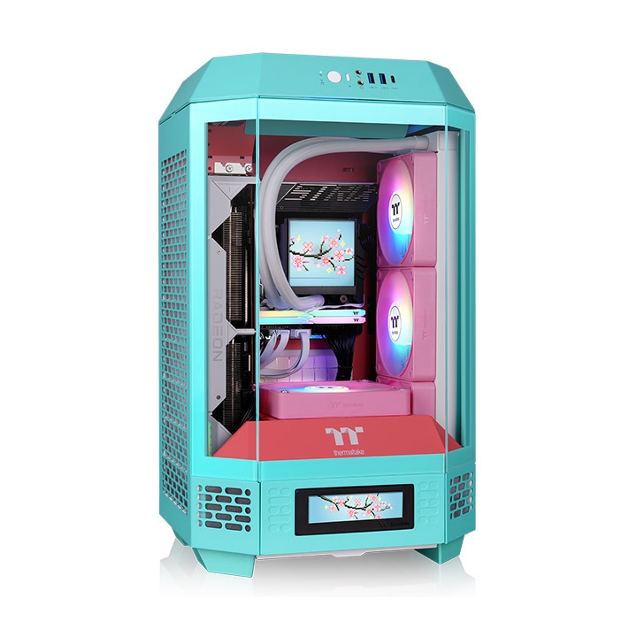 ThermaltakeThermaltake The Tower 250 Mint Strawberry Mini Tower
