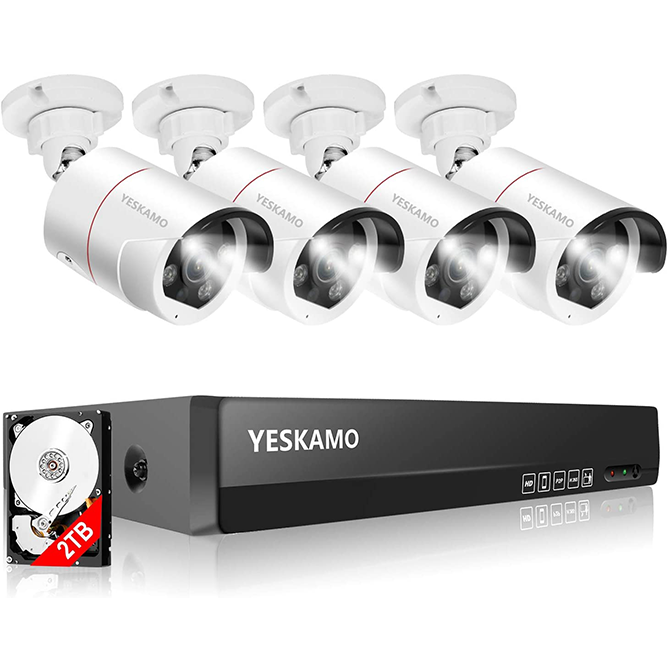 P09-JP3004-2T POE給電防犯カメラ4台セット - yeskamo 公式オンライン