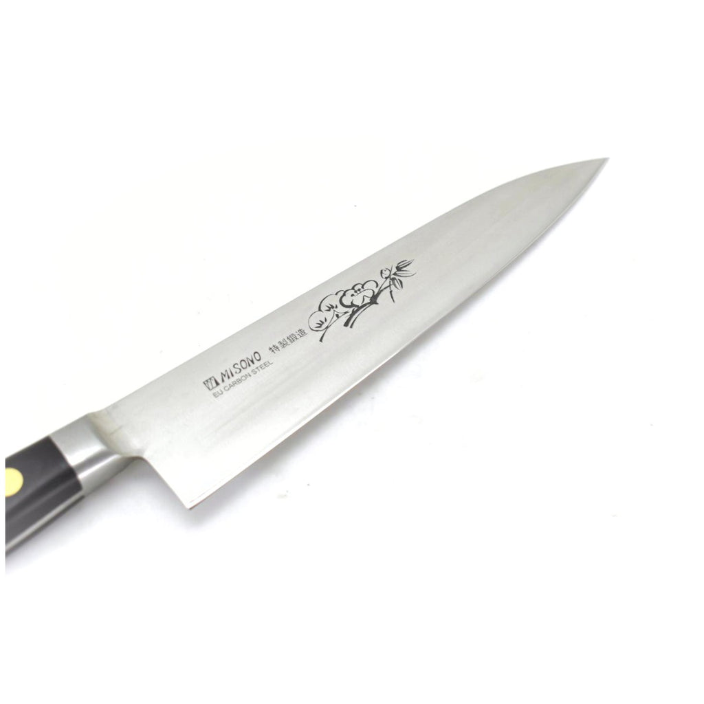 ミソノ《EU・カーボン鋼シリーズ》牛刀【花の彫刻入り】 – YuiSenri