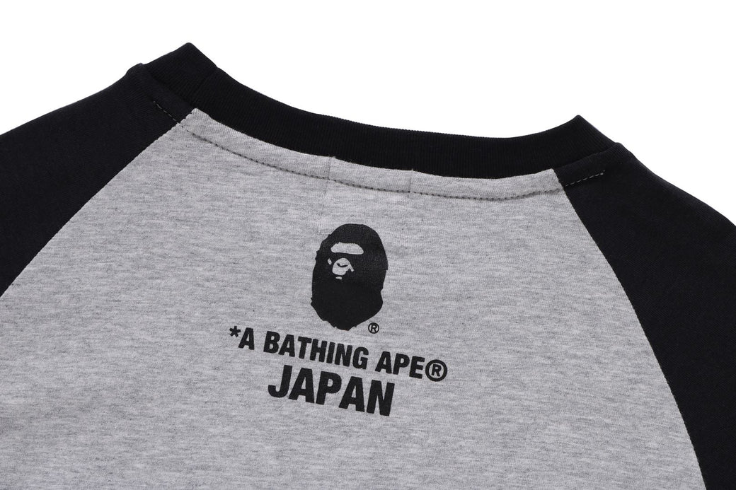 JAPAN COLLEGE CITY RAGLAN L/S TEE | bape.com