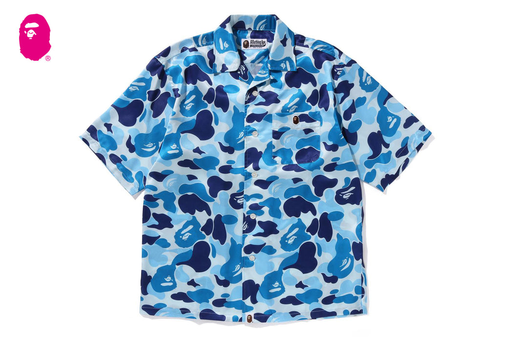 ABC CAMO OPEN COLLAR SHIRT | bape.com