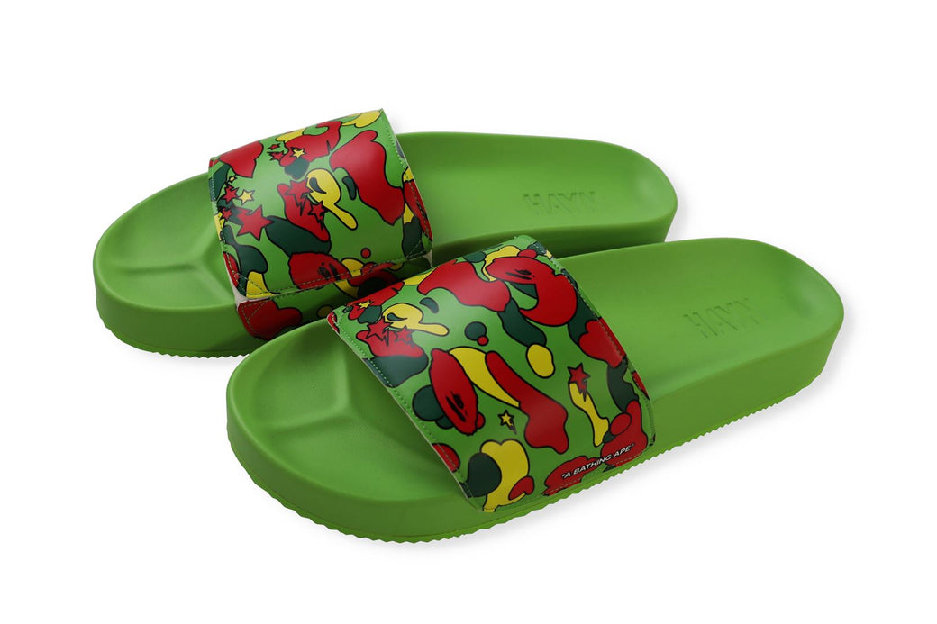 BAPE X HAYN 】STA CAMO SLIDE SANDALS | bape.com