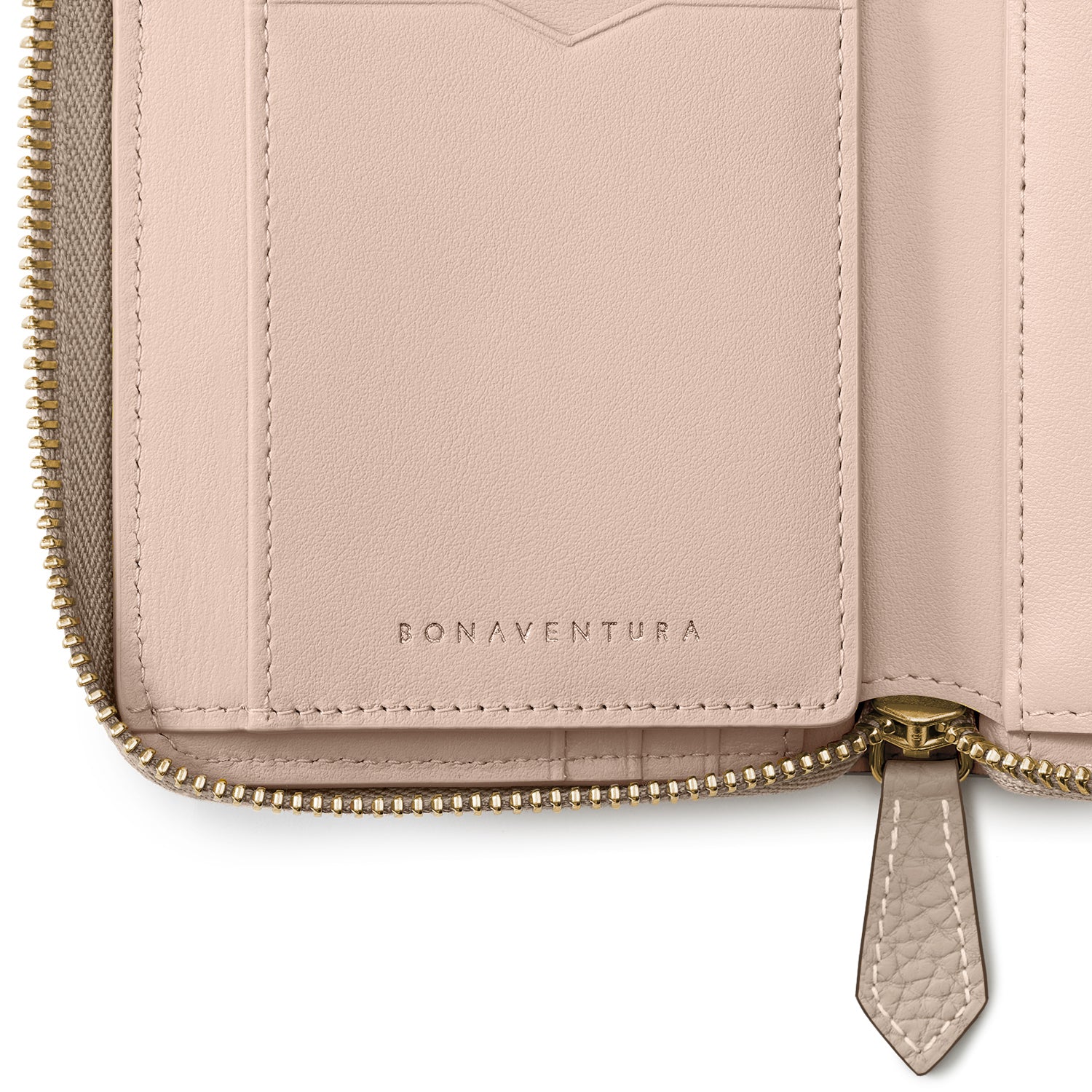 ミディアム ファンクショナル ジップウォレット シュリンクレザー