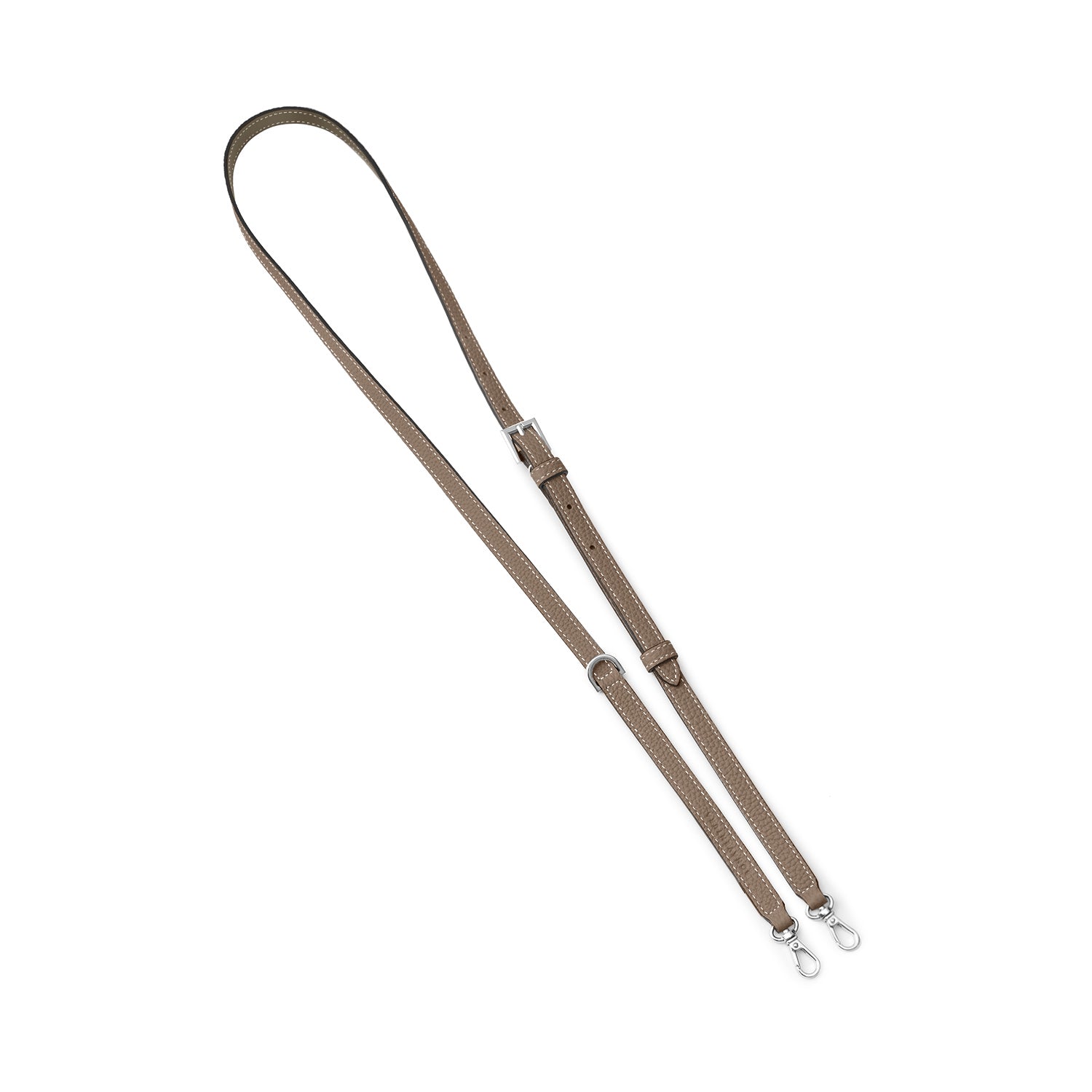 Dリング付き アジャスタブル ショルダー ストラップ シュリンクレザー