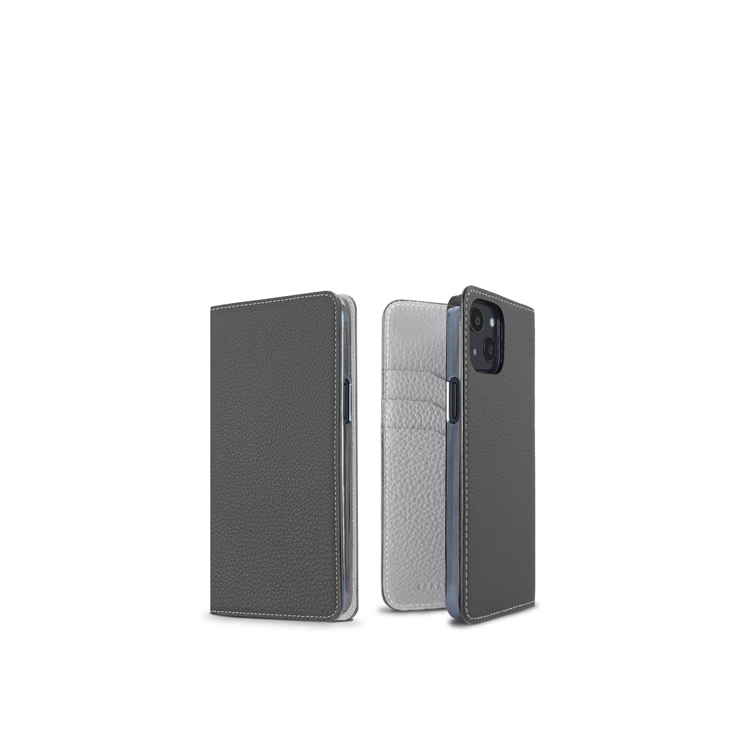 iPhone 13) ダイアリーケース シュリンクレザー