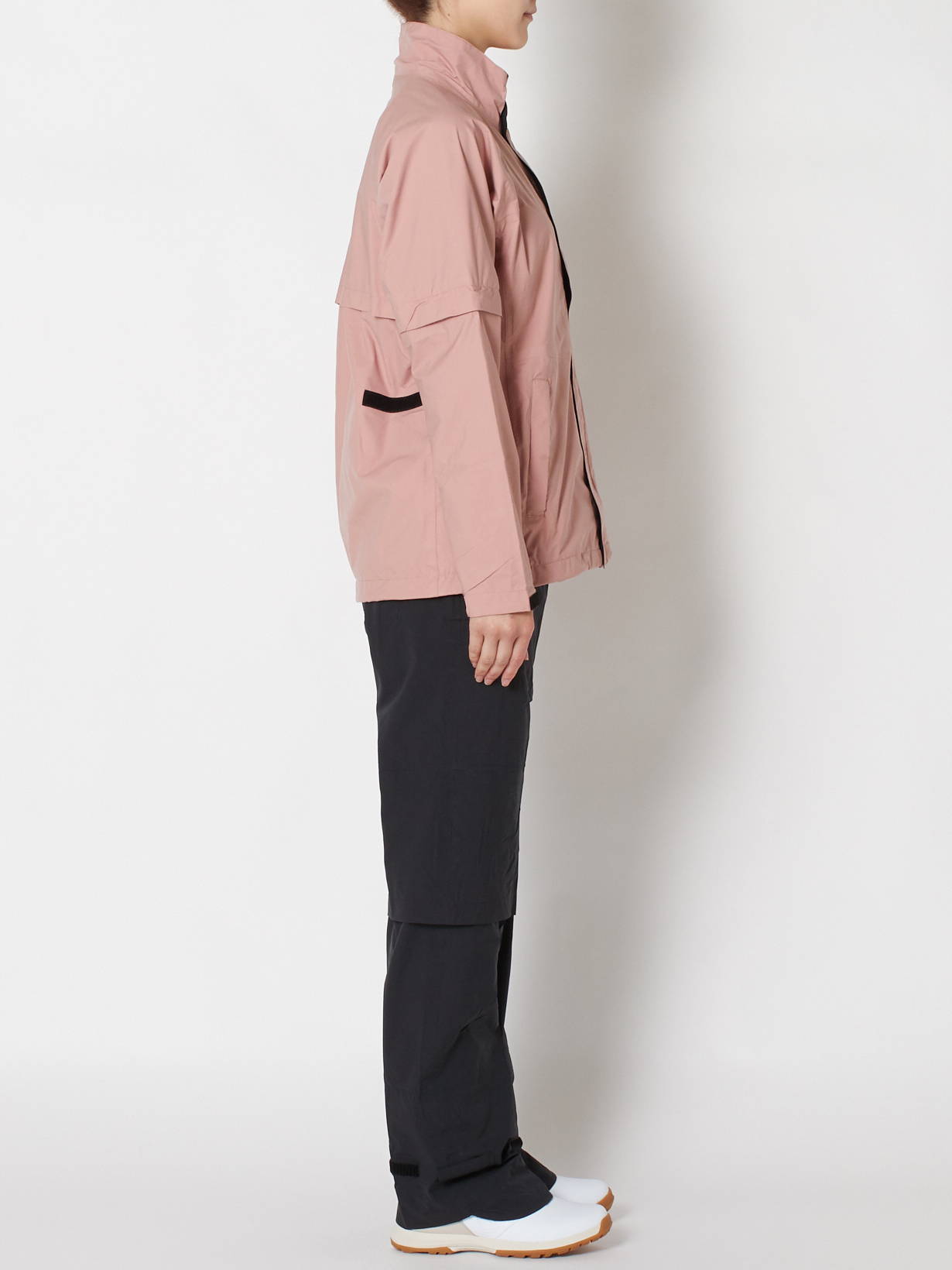 レディス 水神レイン上下セット(M SP(スモーキーピンク)): アパレル