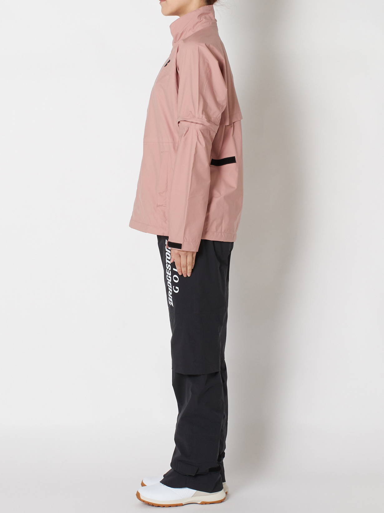 レディス 水神レイン上下セット(M SP(スモーキーピンク)): アパレル