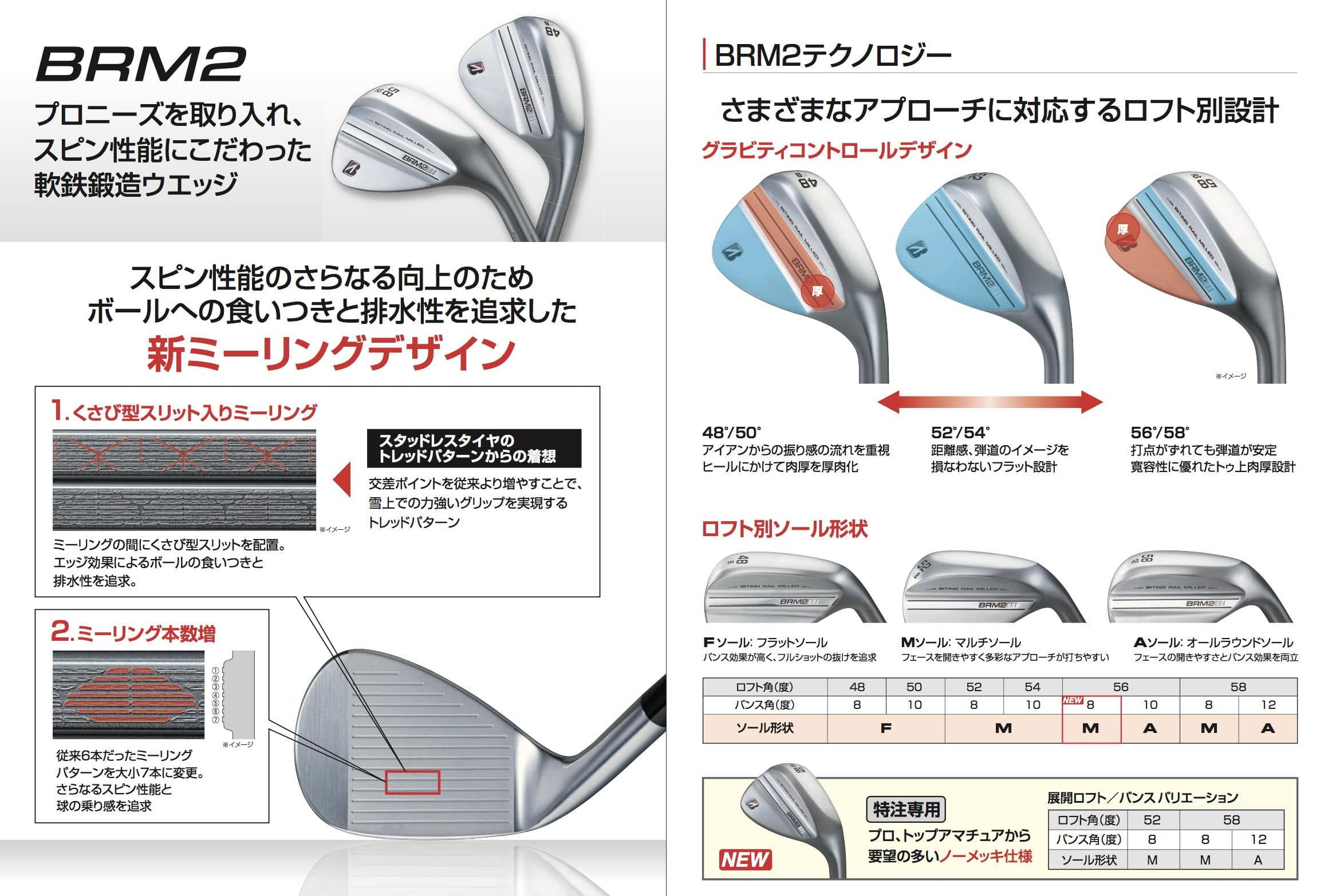 特別生産モデル】【B シリーズ】 BRM2 WEDGE［N.S.PRO 950GH neo
