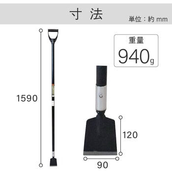 124698 シカラップ1350握り付 金象 全長1590mm - 【通販モノタロウ】