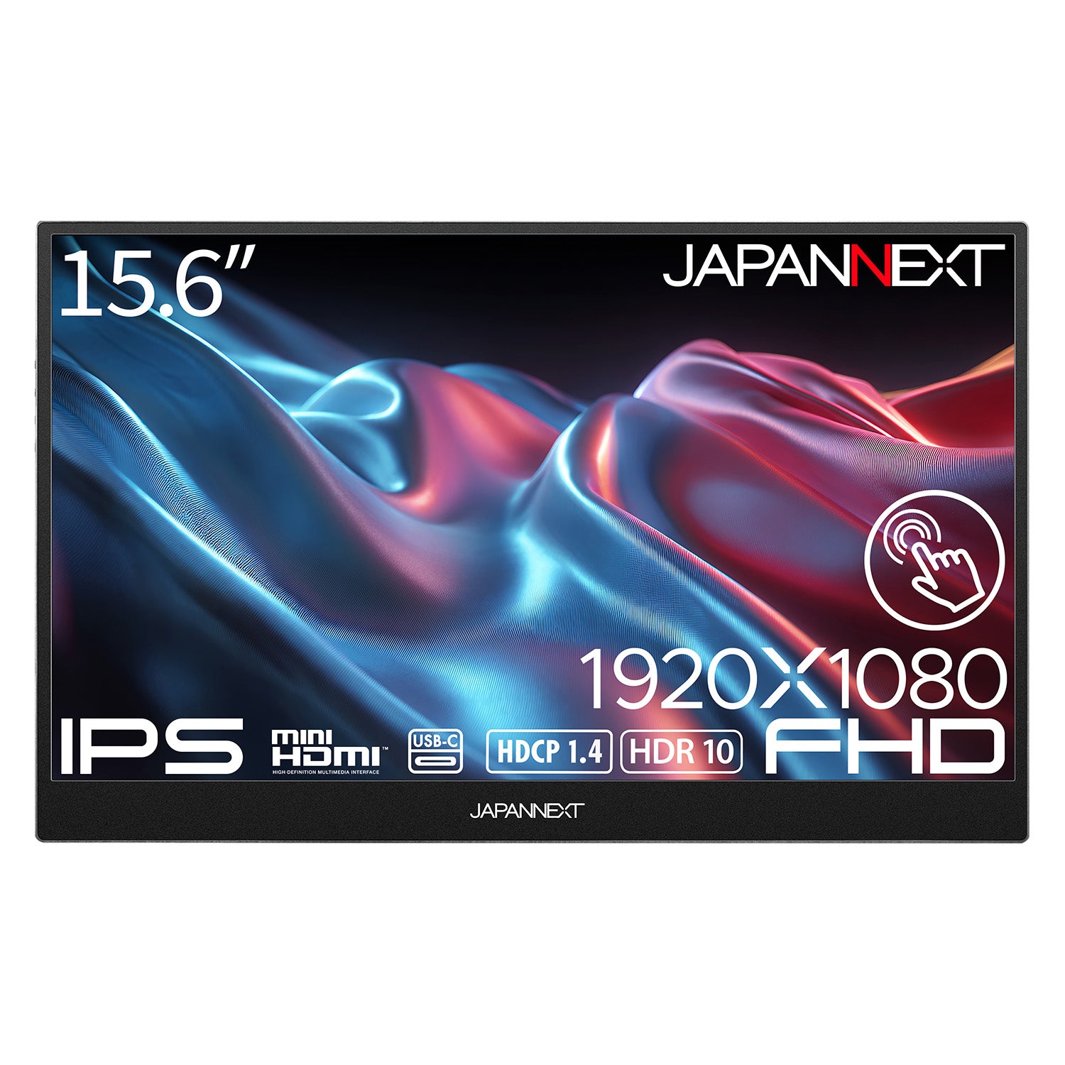 ECサイト限定】JAPANNEXT 15.6インチ IPSパネル搭載 10点マルチタッチ