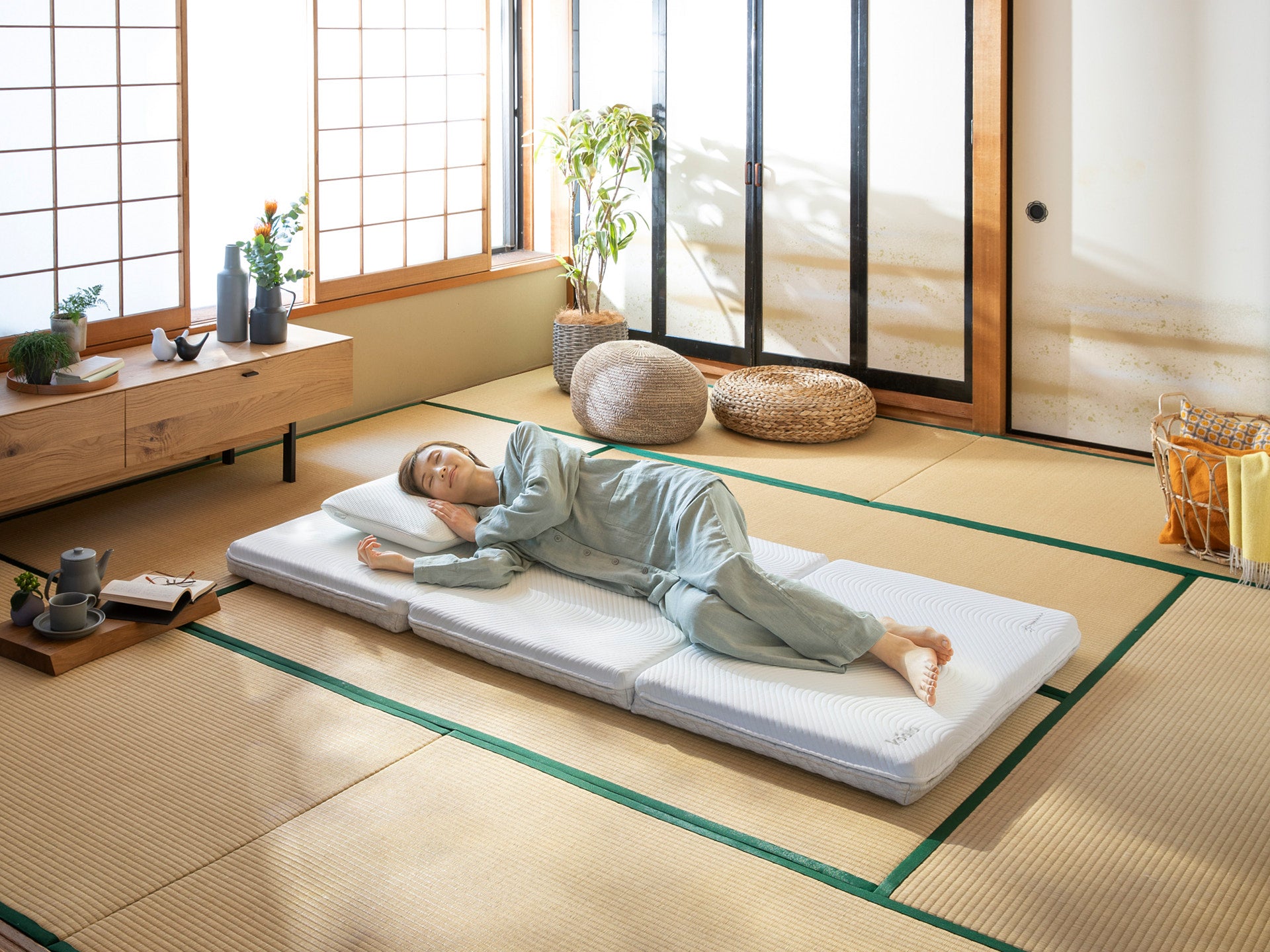 コアラフトン OASIS(敷布団・折りたたみマットレス)｜コンパクトな