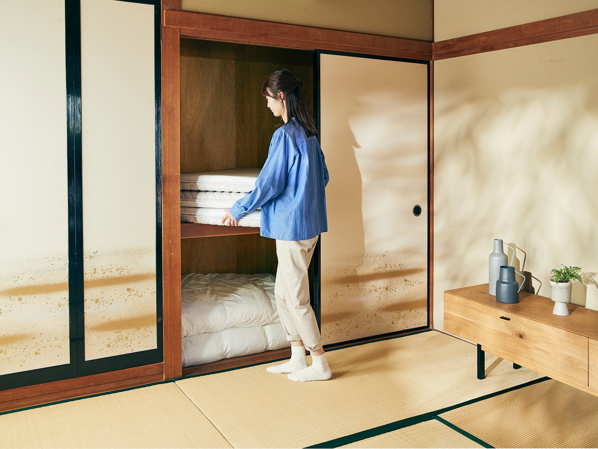 コアラフトン OASIS(敷布団・折りたたみマットレス)｜コンパクトな