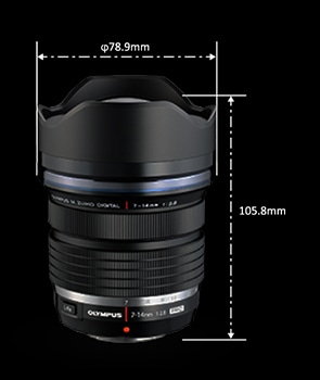 製品特長｜M.ZUIKO DIGITAL ED 8-25mm F4.0 PRO｜M.ZUIKO PRO｜ズーム