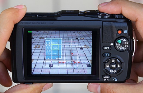 製品特長-忙しい現場で役立つ機能｜工事写真現場用デジタルカメラTG-6