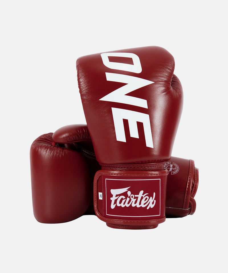 ONE x Fairtex Boxing Gloves (Red) – ONE.SHOP Japan | ONE