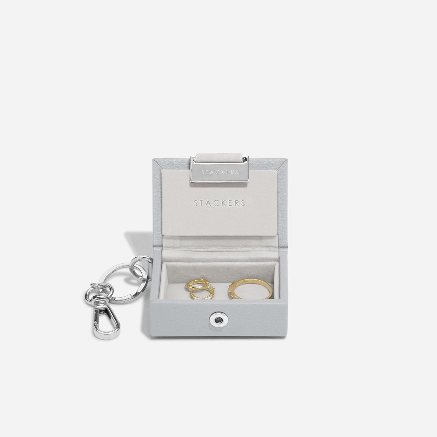 ナノ ジュエリーボックス キーリング ペブルグレー – STACKERS LONDON