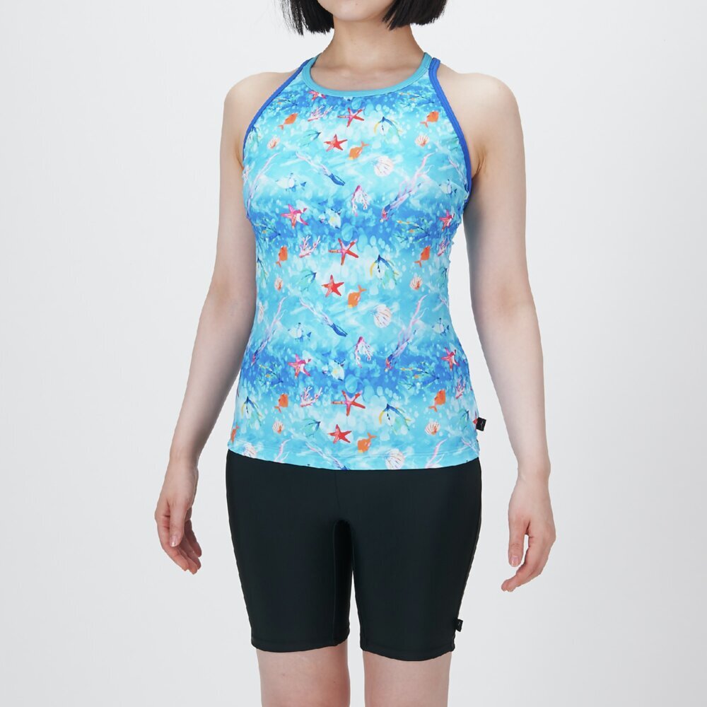 アクアフィットネス用セパレーツ(めくれにくい裾ゴム付)|N2JGC342