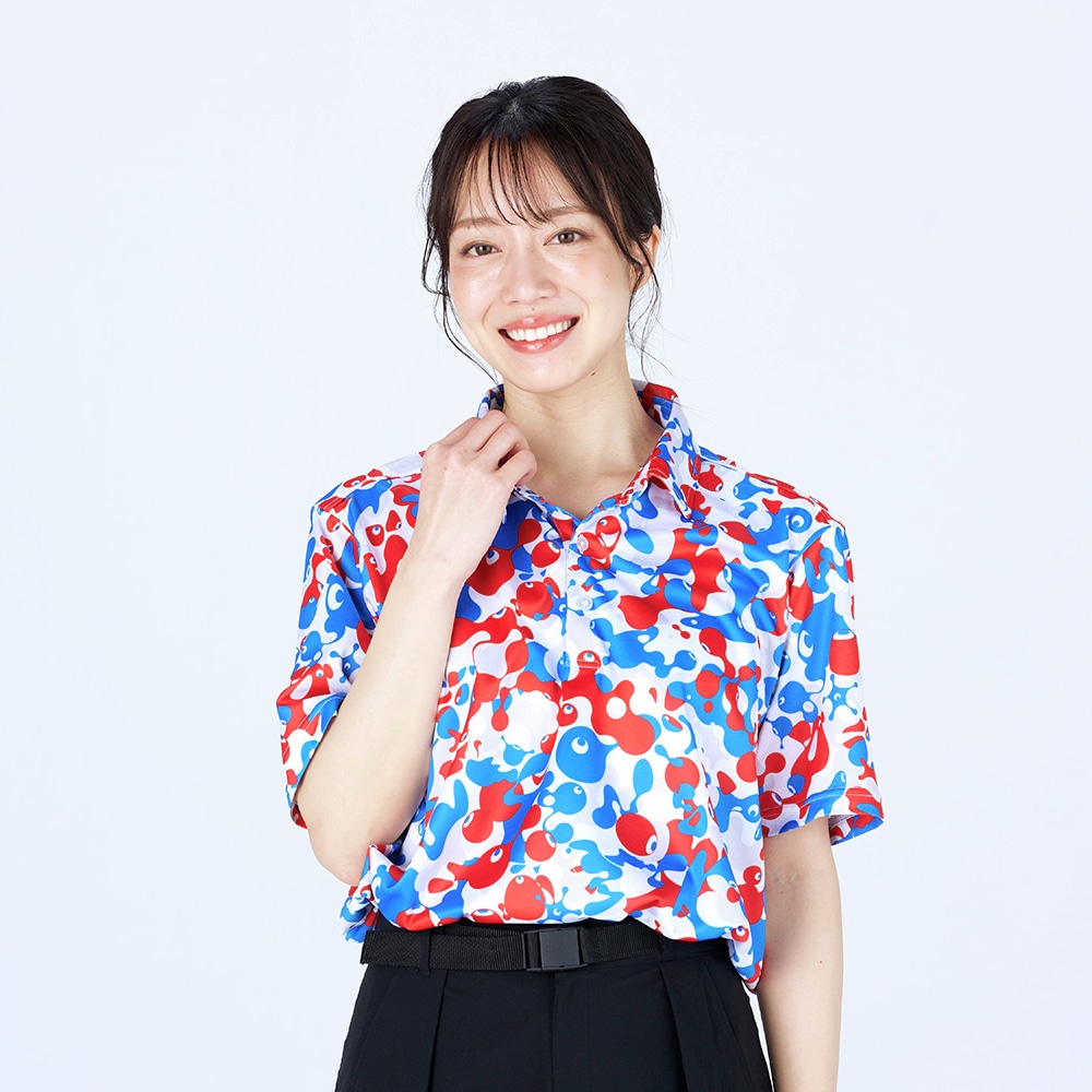 大阪・関西万博】EXPO2025デザインシステム総柄ポロシャツ|C2JABB02