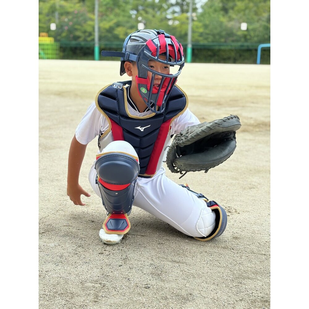 ミズノ直営限定】小学生軟式用／ゴムソフトボール用捕手防具セット