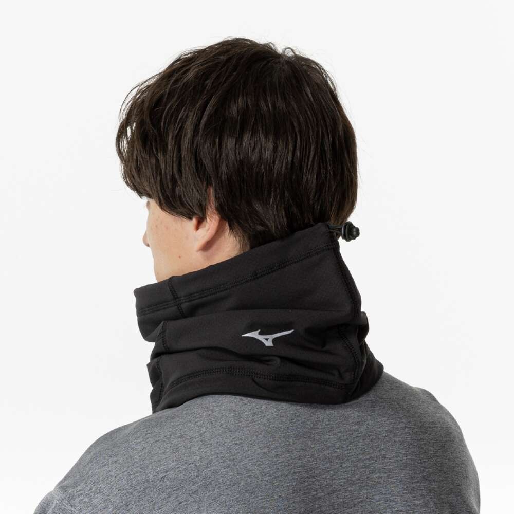 ストレッチ／防風／吸湿発熱】テックシールド×ブレスサーモネック