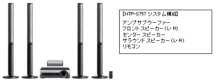 スリムでスタイリッシュなホームシアター4機種を新発売 | 報道資料